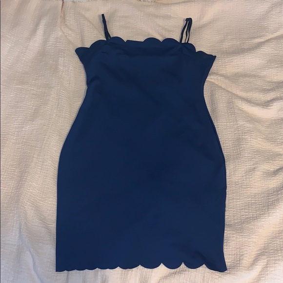 blue spaghetti strap dress - Picture 1 of 2